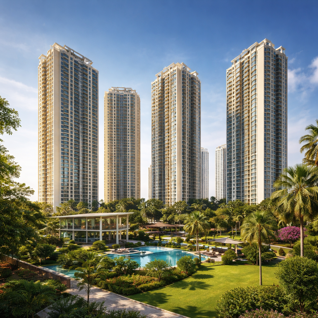 2 BHK Fully Furnished Flat for Sale in Rustomjee Azziano Thane West | Listed on BrokerFlats.com