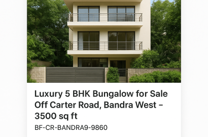5 BHK Bungalow for Sale in Bandra West | Broker Flats